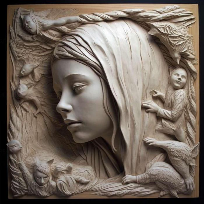 نموذج ثلاثي الأبعاد لآلة CNC 3D Art 